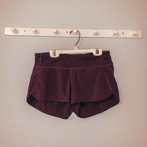 Lulu Lemon Speed Up Shorts